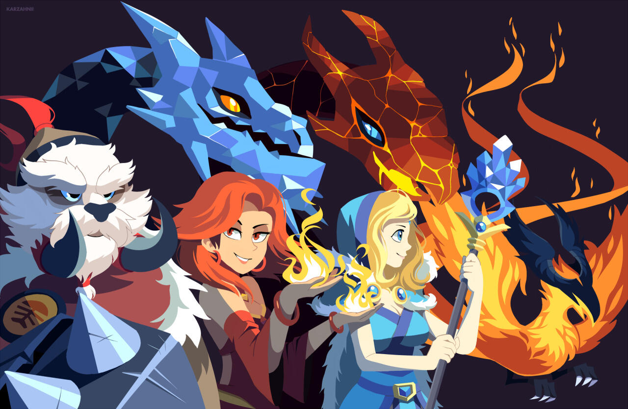 DOTA2 Ice Fire